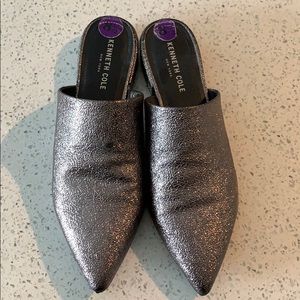 Kenneth Cole slip on mules